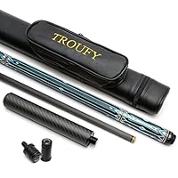 ビリヤードキュー　カーボン ケース付き Amazon | TROUFY ケースコンボ付きカーボンファイバープール